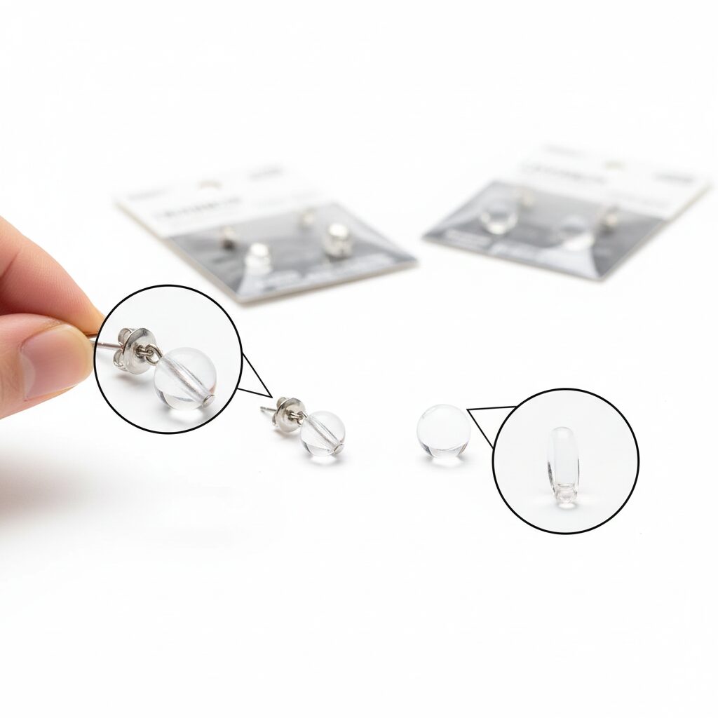 100均とダイソーのガラスピアスの安全性